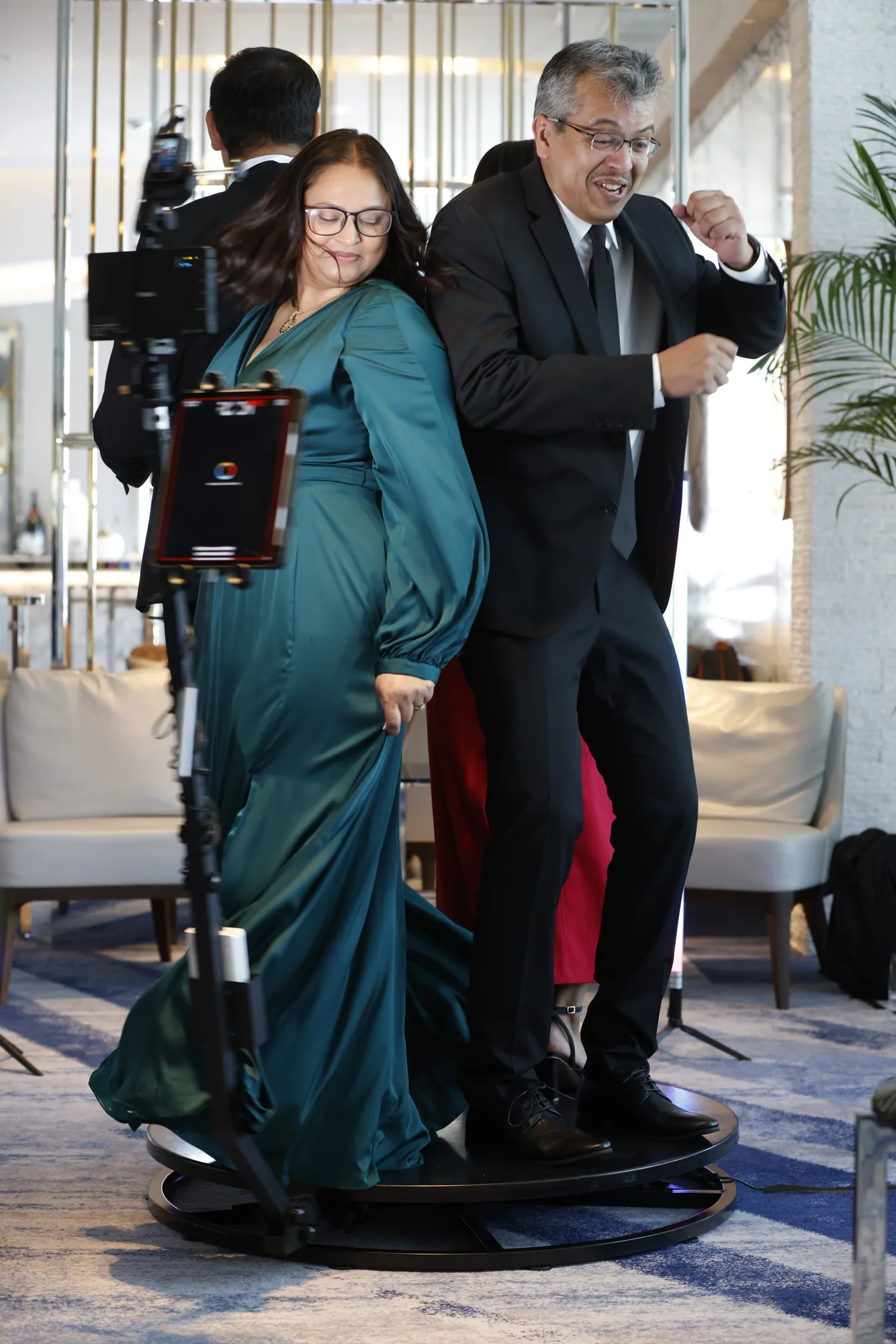 Guests in formal dress at a Sydney corporate function